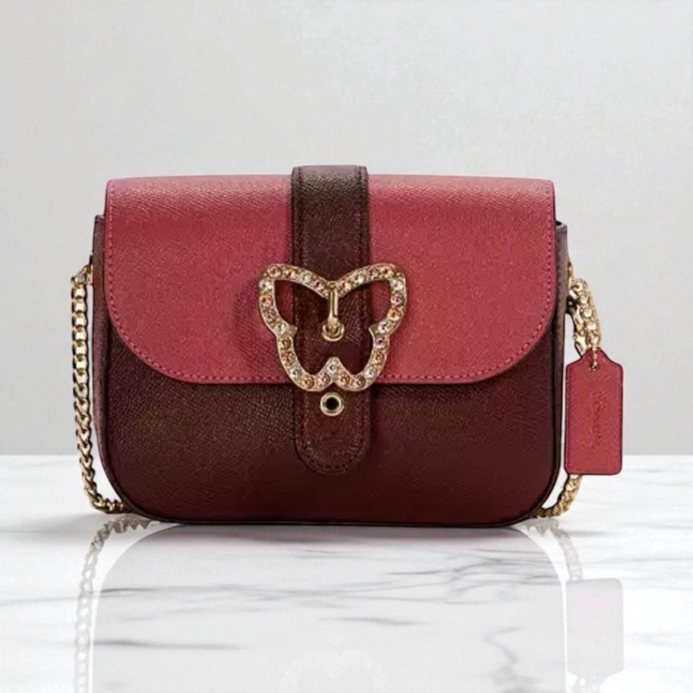 Coach Gemma Crossbody Bag In Colorblock With Butterfly Buckle